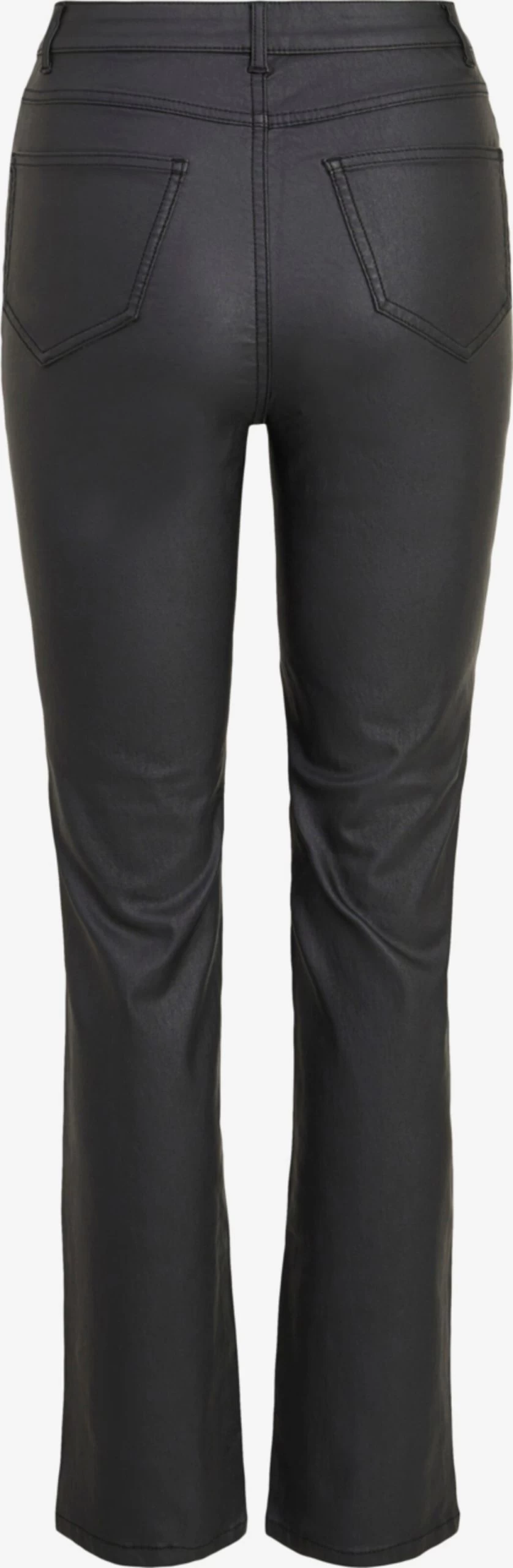 Vila Leren Broeken Regular Broek Commit Dames Zwart 2 Vila Leren Broeken Regular Broek Commit Dames Zwart - Afbeelding 2