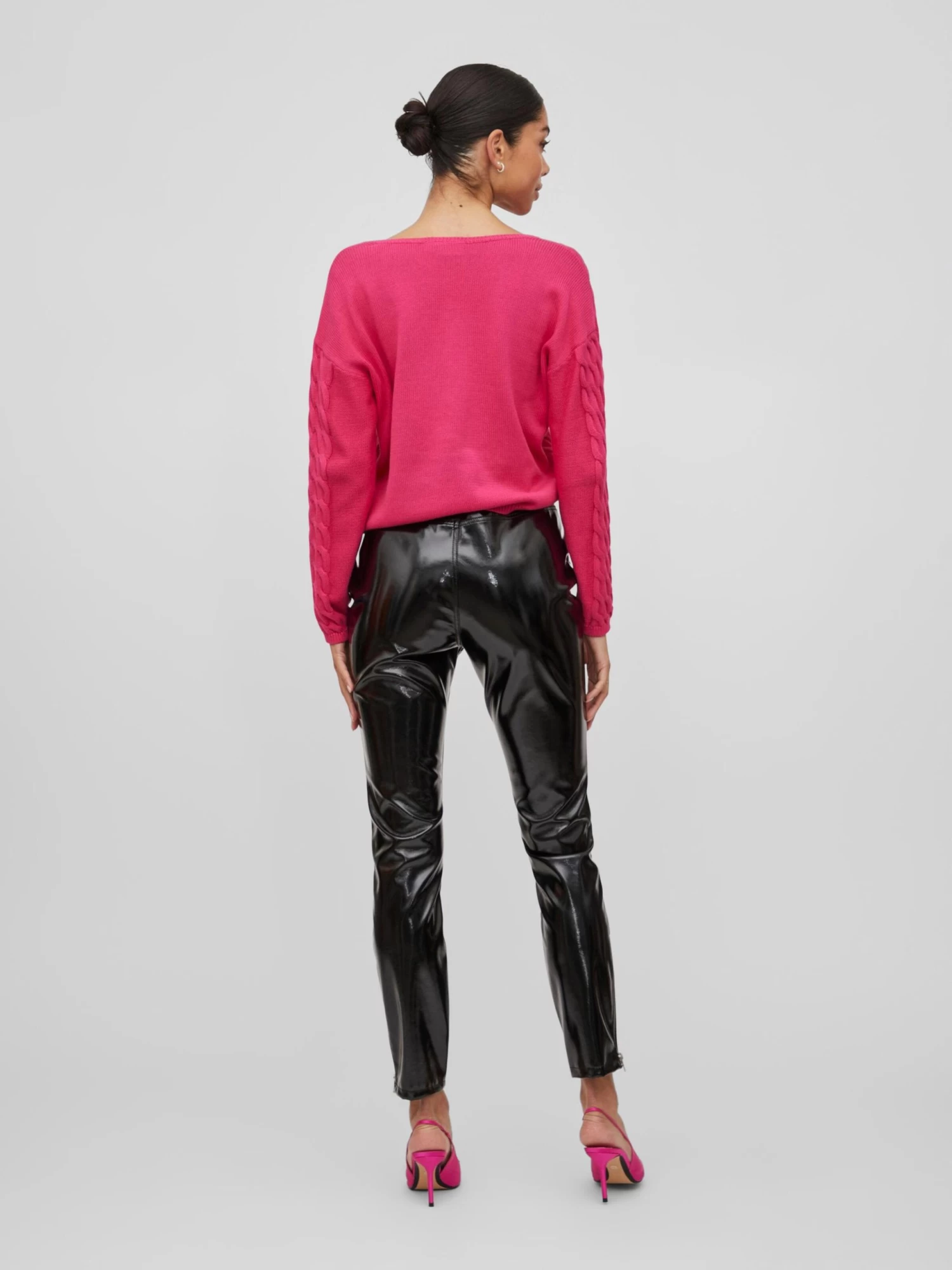 Vila Basic Truien Trui Chao Dames Pitaja Roze 4 Vila Basic Truien Trui Chao Dames Pitaja Roze - Afbeelding 4