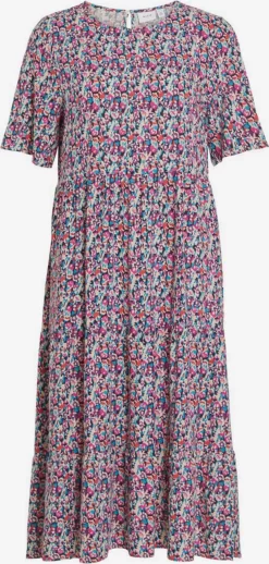 Vila Midi Jurken Jurk Dames Gemengde Kleuren