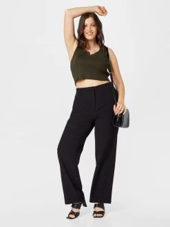 Vila Pantalons Bootcut Broek Dames Zwart -Vila 25377a05afc22f465e8c932919187c98