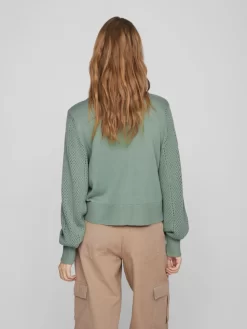 Vila Vesten Gebreid Vest Cattia Dames Jade Groen -Vila 25566eb362573a5cb6007da2dfe16101 scaled