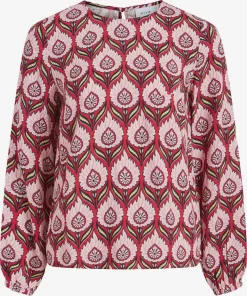 Vila Blouseshirts Blouse LISE Dames Vuurrood
