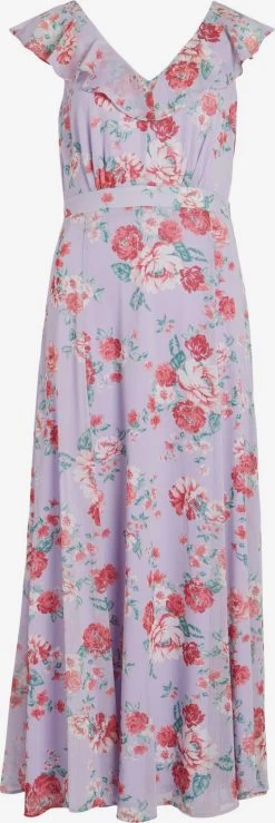 Vila Maxi Jurken Jurk RILLA Dames Pastellila