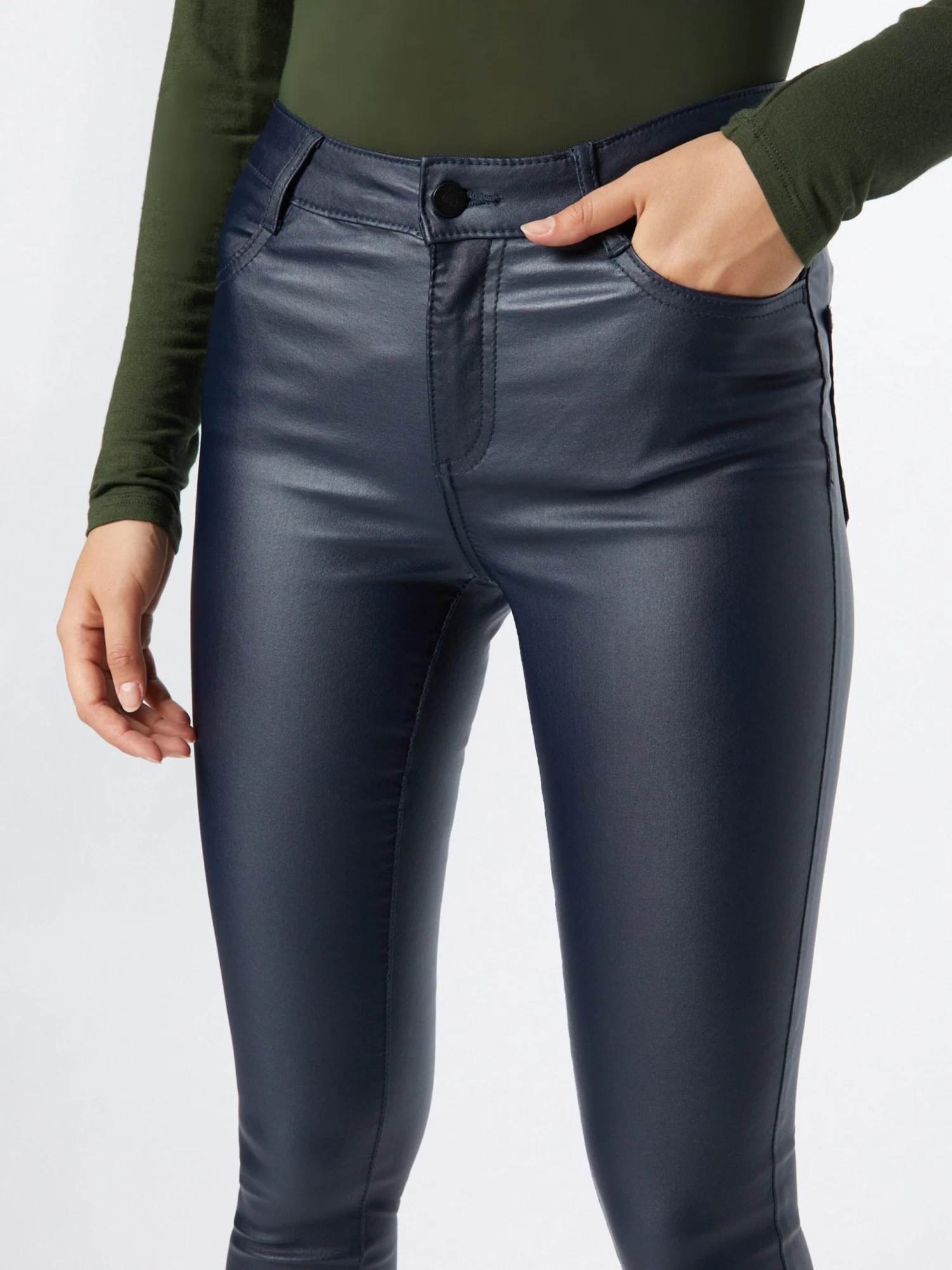 Vila Jeans Skinny Jeans Commit Dames Nachtblauw 2 Vila Jeans Skinny Jeans Commit Dames Nachtblauw - Afbeelding 2