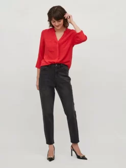 Vila Blouses Met Korte Mouw Blouse Dames Rood 10 Vila Blouses Met Korte Mouw Blouse Dames Rood -Vila 261c0d1e8318cbf47e93fcd54ee583a9 scaled