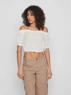 Vila Crop Tops Top Dames Wit -Vila 276b49dadf1c07e35dcf178d18996146