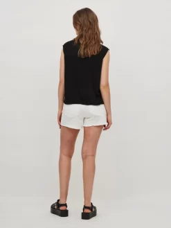 Vila Denim Shorts Regular Jeans Festia Dames Wit -Vila 279862fd6e6a9aa4c0cbdd0177eef7f8 scaled