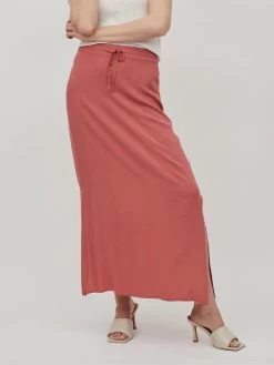 Vila Maxi Rokken Rok Lana Dames Pink -Vila 27c9fd1e40f65683eb5dd638289be40e