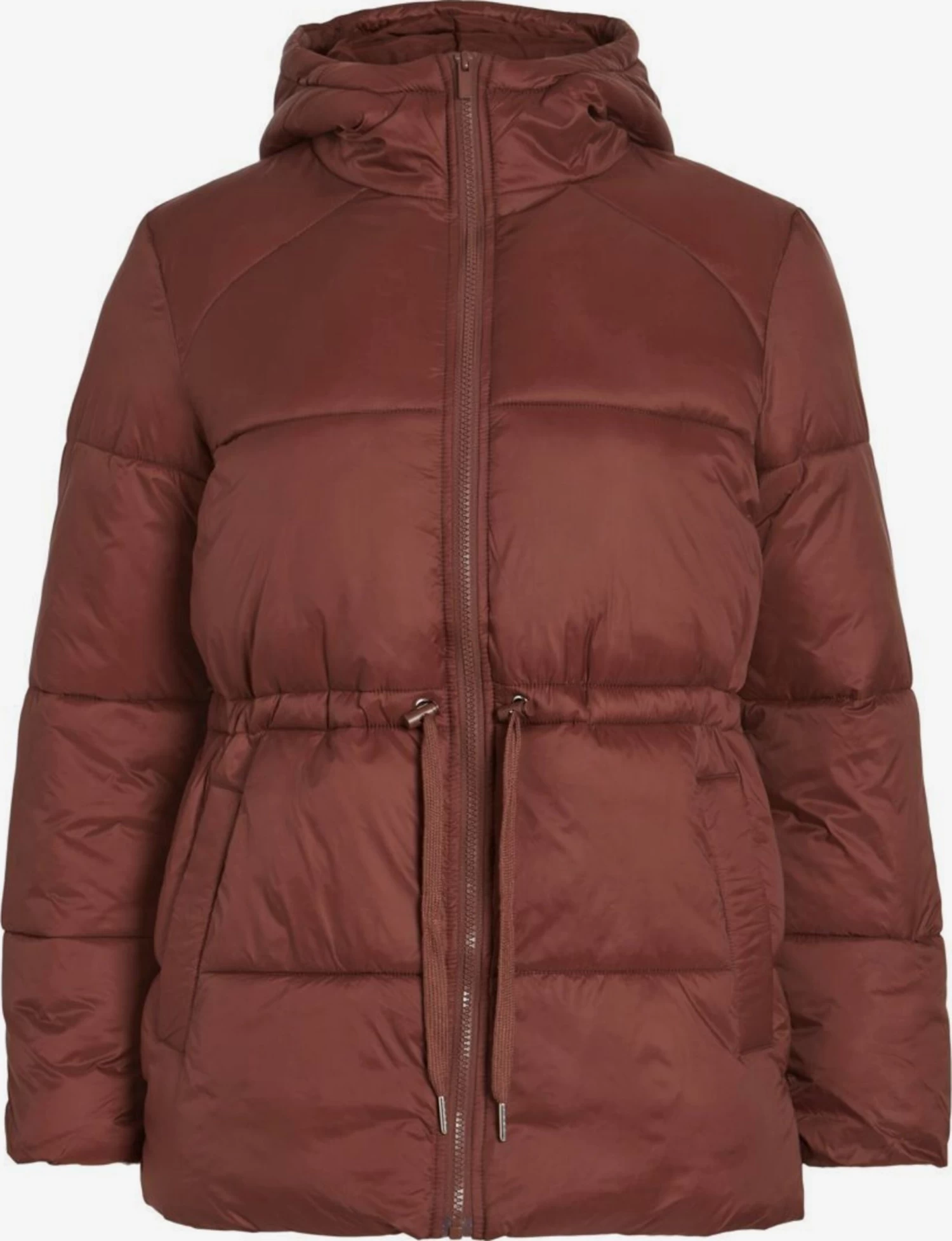 Vila Winterjassen Winterjas Petite Dames Bruin 1 Vila Winterjassen Winterjas Petite Dames Bruin