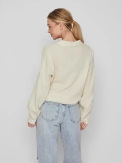 Vila Blouseshirts Blouse Lania Dames Crème -Vila 29a303d173f2c8c03cdea9a57c04eaf8