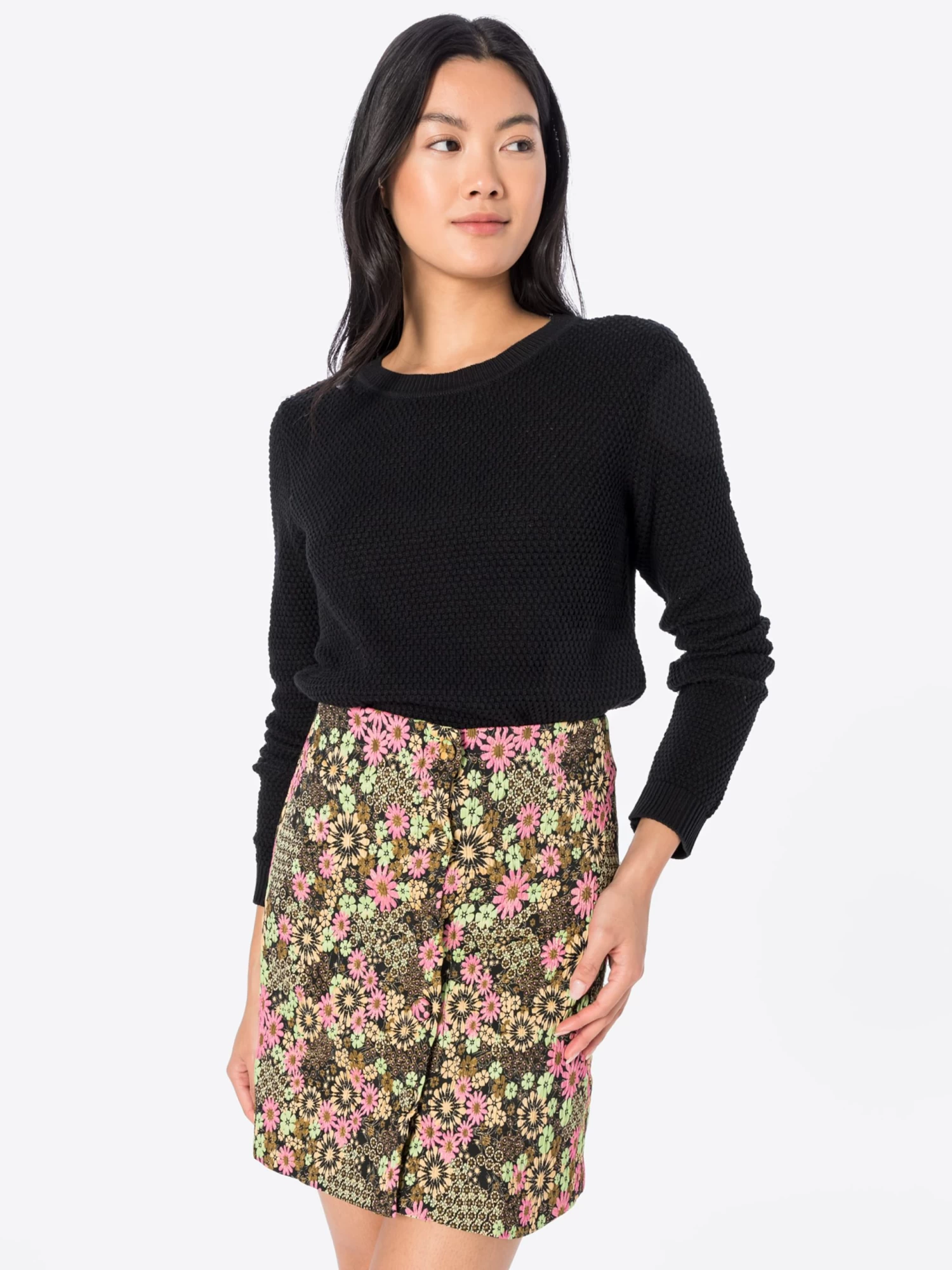 Vila Basic Truien Trui DALO Dames Zwart 3 Vila Basic Truien Trui DALO Dames Zwart - Afbeelding 3