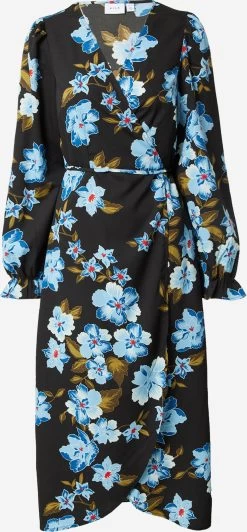 Vila Midi Jurken Jurk TINA Dames Zwart