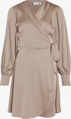 Vila Mini Jurken Jurk RAVENNA Dames Lichtbruin