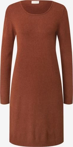 Vila Gebreide Jurken Gebreide Jurk Dames Oker
