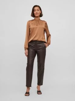 Vila Blouseshirts Blouse Dames Bruin 10 Vila Blouseshirts Blouse Dames Bruin -Vila 2bc3226a8d128cd8576fbc4e48f04d9d