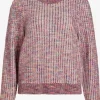 Vila Fijngebreide Truien Trui Adelina Dames Pink
