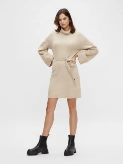 Vila Gebreide Jurken Gebreide Jurk ROLFIE Dames Champagne 10 Vila Gebreide Jurken Gebreide Jurk ROLFIE Dames Champagne -Vila 2cab8e2c38adff70c6bb1ef362ca46c0