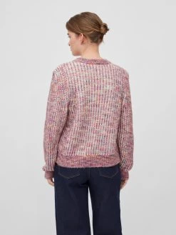 Vila Fijngebreide Truien Trui Adelina Dames Pink -Vila 2d1b202b0f3dd3621aaa43ddf84bb1d1