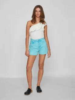Vila Denim Shorts Regular Jeans Pippa Dames Blauw 10 Vila Denim Shorts Regular Jeans Pippa Dames Blauw -Vila 2d2811b4858f371222447eb84398940b scaled
