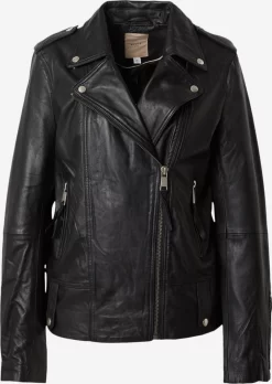 Leren Jassen Tussenjas BEA Dames Zwart