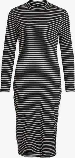 Vila Jerseyjurken Jurk Balu Dames Zwart