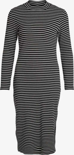 Vila Jerseyjurken Jurk Balu Dames Zwart