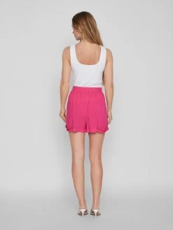Vila Shorts Regular Broek PAYA Dames Magenta -Vila 2f31fa71aefc49652900bb1e6d4aad9f