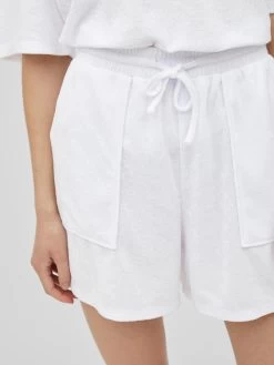 Vila Shorts Loosefit Broek Lule Dames Wit -Vila 2fa551eb74aea16761c377ff33c63be4