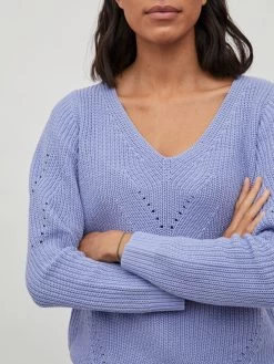 Vila Fijngebreide Truien Trui Dames Sering -Vila 2fadb7dbbbcc802889d8c9b268240257