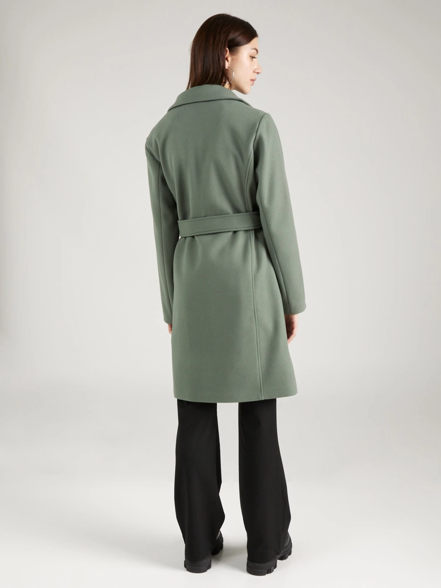 Vila Tussenmantels Tussenmantel Dames Donkergroen 4 Vila Tussenmantels Tussenmantel Dames Donkergroen - Afbeelding 4