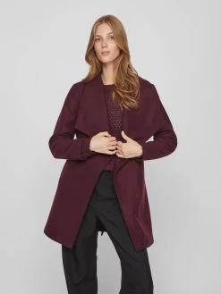 Vila Tussenmantels Tussenmantel Dames Karmijnrood 9 Vila Tussenmantels Tussenmantel Dames Karmijnrood -Vila 30f5aee89c0b56da9101798c32671d30