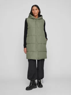 Vila Bodywarmers Bodywarmer Dames Olijfgroen -Vila 3138696c867db4547b147b032c64b553 scaled