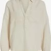 Vila Blouseshirts Blouse Lania Dames Crème