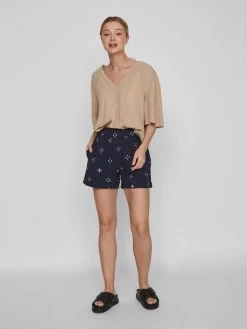 Vila T-shirts Shirt Dames Bruin 11 Vila T-shirts Shirt Dames Bruin -Vila 315bb1905946bb8b687b822146d8d837