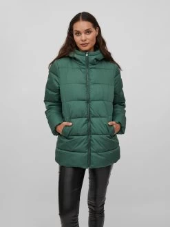 Vila Winterjassen Winterjas Tate Dames Smaragd -Vila 315bbc594ddaa7a968f74fd05c96c682