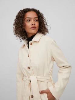 Vila Tussenmantels Tussenmantel Dames Crème 12 Vila Tussenmantels Tussenmantel Dames Crème -Vila 31f2d90afcb41cf3e0c2482eefa59209