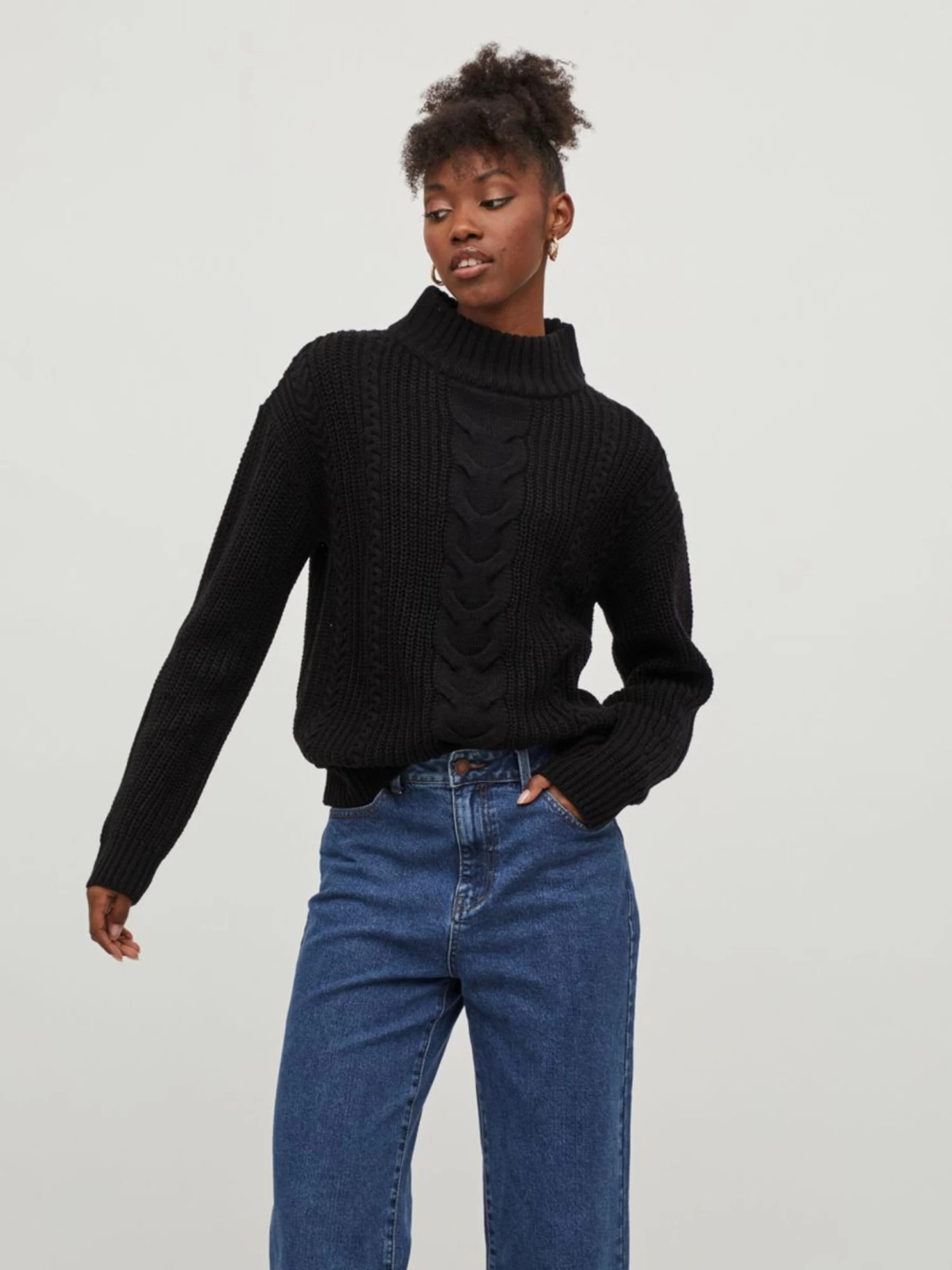 Vila Coltruien Trui Dames Zwart 3 Vila Coltruien Trui Dames Zwart - Afbeelding 3