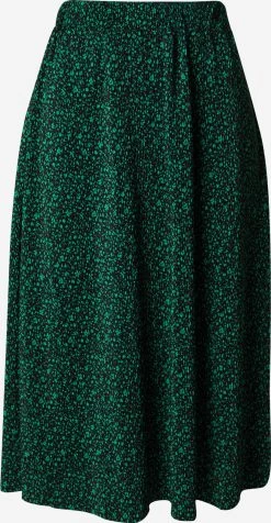 Vila Midi Rokken Rok PILOU IVA Dames Jade Groen