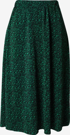 Vila Midi Rokken Rok PILOU IVA Dames Jade Groen