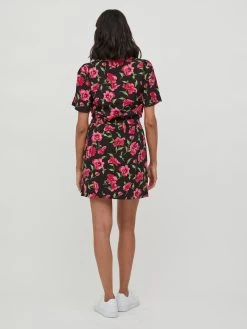 Vila Mini Rokken Rok EASY Dames Zwart -Vila 3218d4ffd28a84a5d9fcd7619212a77b