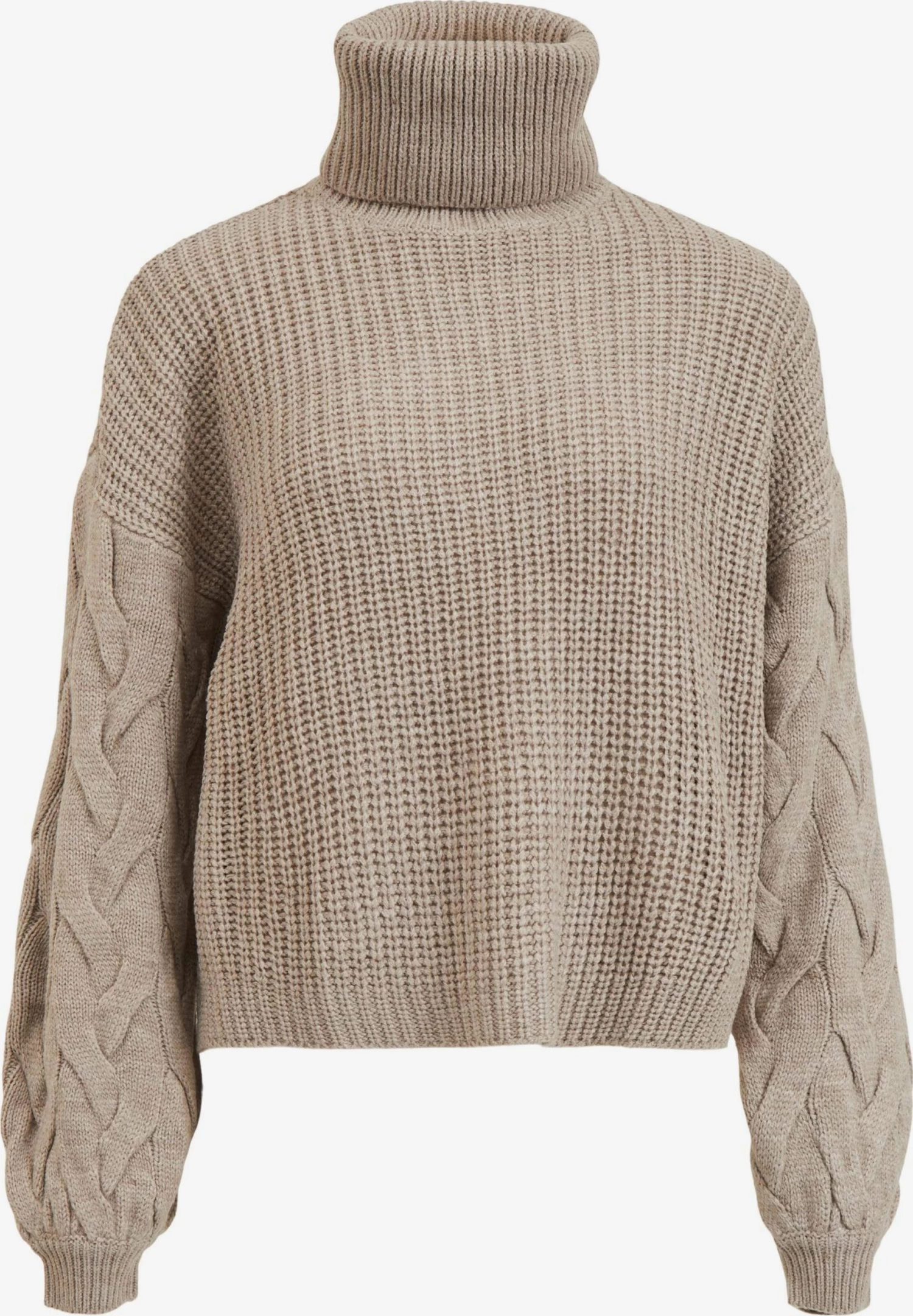 Vila Coltruien Trui Oa Dames Donkerbeige 1 Vila Coltruien Trui Oa Dames Donkerbeige