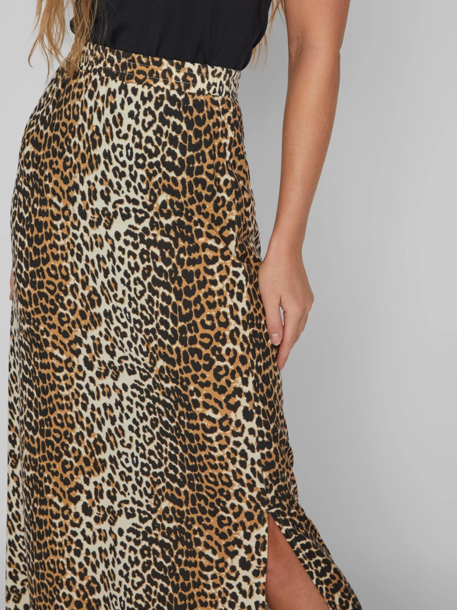 Vila Maxi Rokken Rok Dames Beige 6 Vila Maxi Rokken Rok Dames Beige - Afbeelding 6