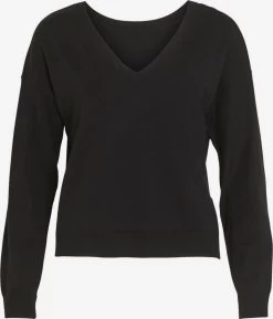 Vila Basic Truien Trui Dames Zwart