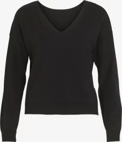 Vila Basic Truien Trui Dames Zwart
