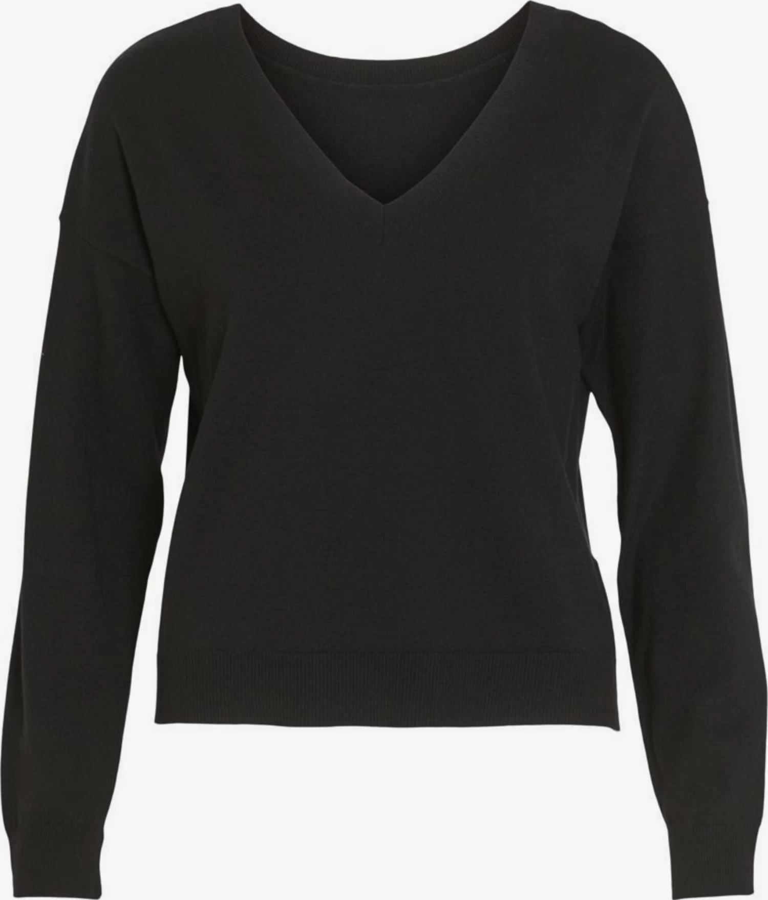 Vila Basic Truien Trui Dames Zwart 1 Vila Basic Truien Trui Dames Zwart