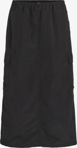 Vila Midi Rokken Rok Pocky Dames Zwart