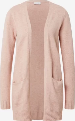 Vila Vesten Gebreid Vest Ril Dames Oudroze