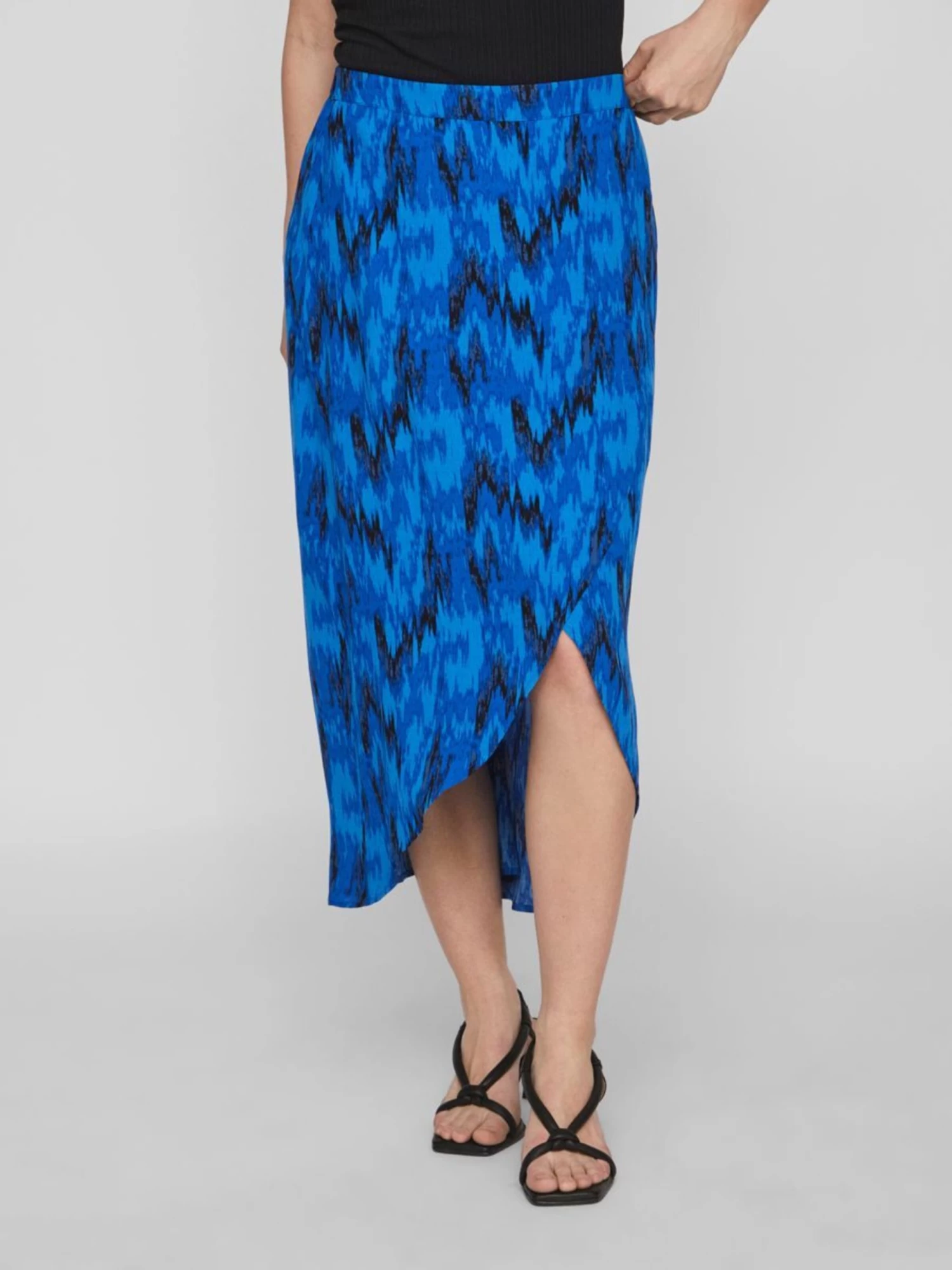 Vila Maxi Rokken Rok Dames Blauw 3 Vila Maxi Rokken Rok Dames Blauw - Afbeelding 3