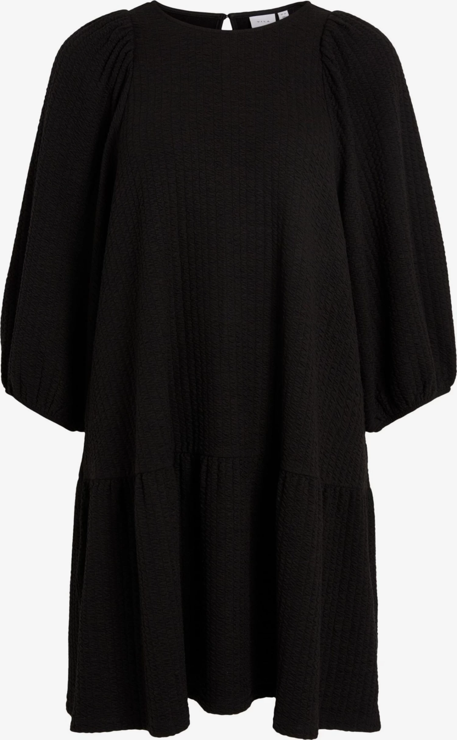 Vila Mini Jurken Jurk PORTO Dames Zwart 1 Vila Mini Jurken Jurk PORTO Dames Zwart