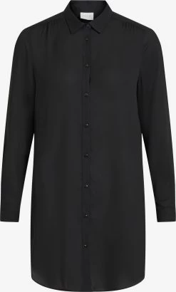 Vila Lange Blouses Blouse Dames Zwart
